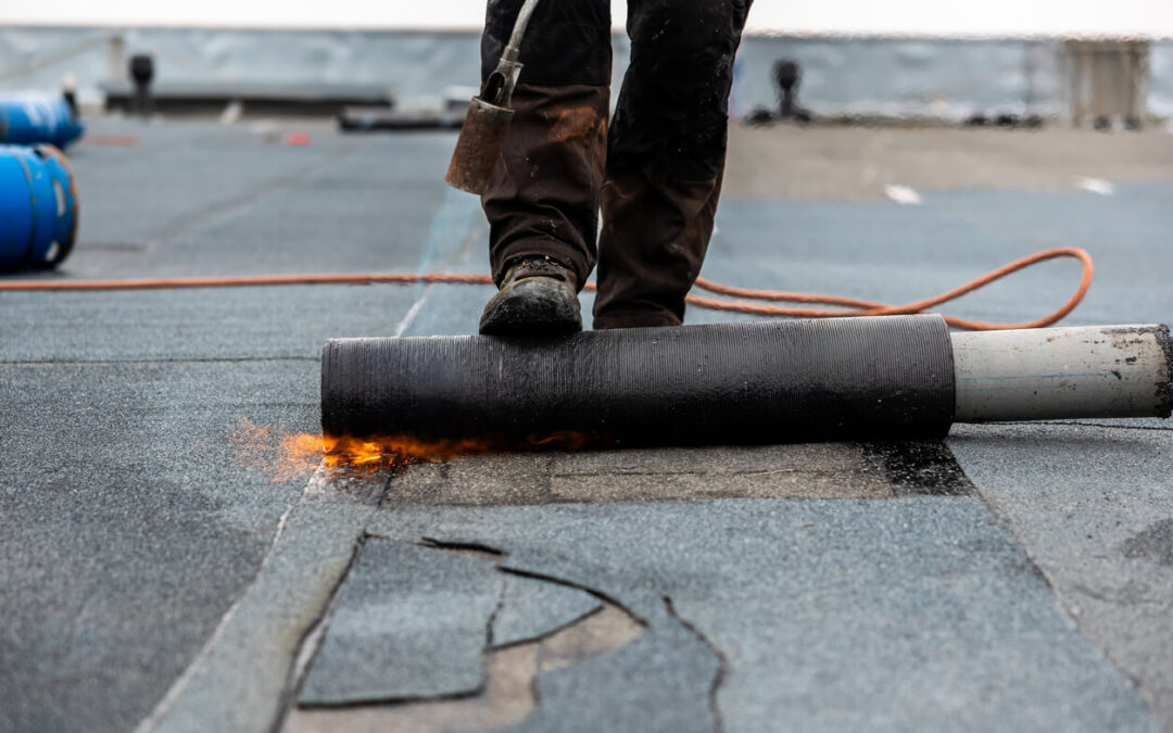 how to repair commercial roof