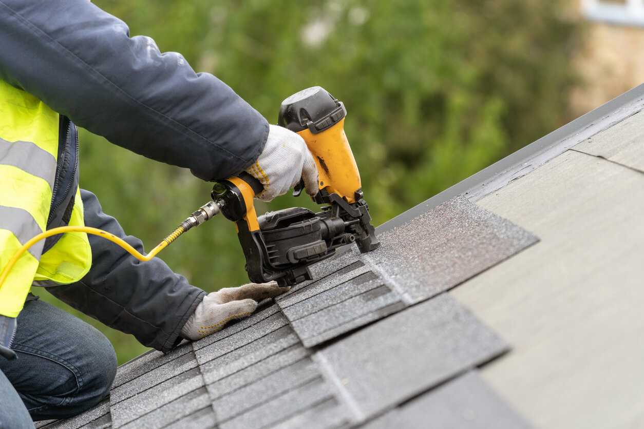 roof replacement project in Pickerington, Ohio