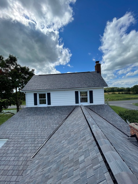1 Lakeshore Shake Roof a metal roofing project in Grove City, Ohio from the experts at Roofs by Warren.
