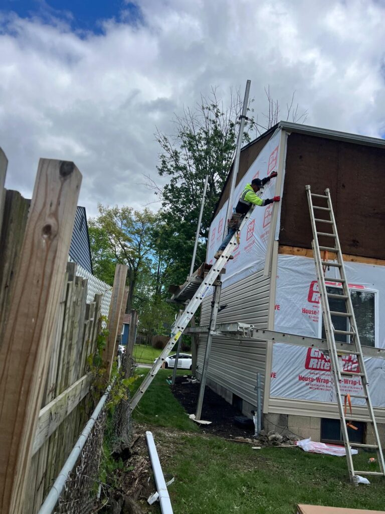 A Complete Siding Update for an Aging Columbus Home Columbus project photo3