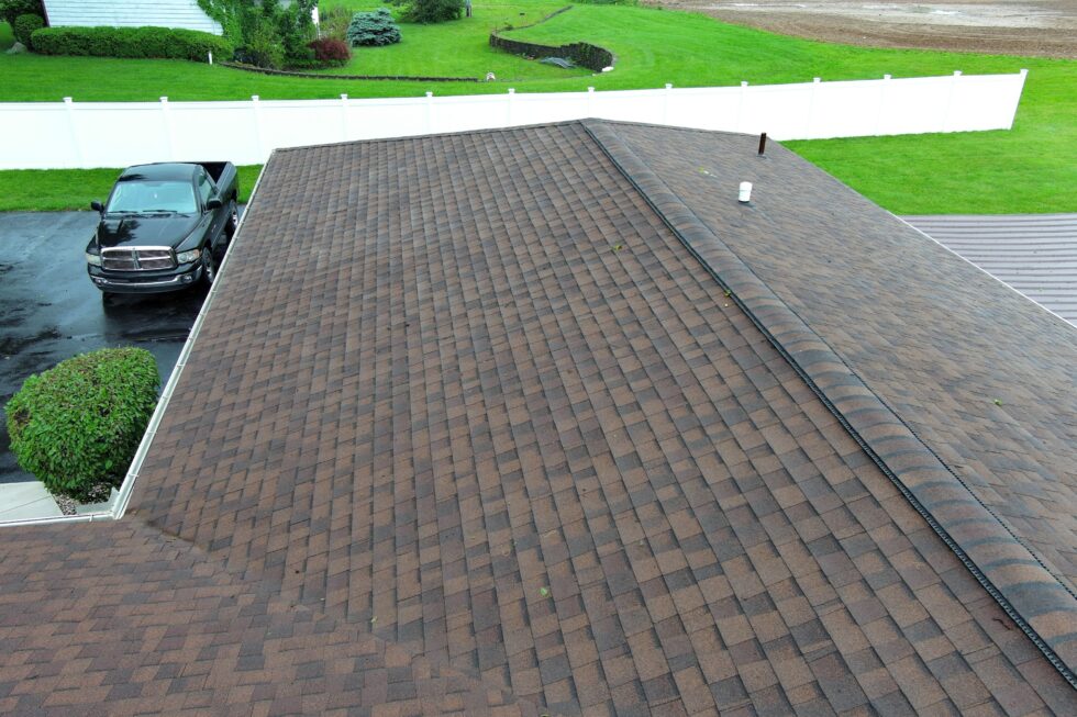 See Actual CertainTeed Burnt Sienna Shingles on a Finished Roof project photo