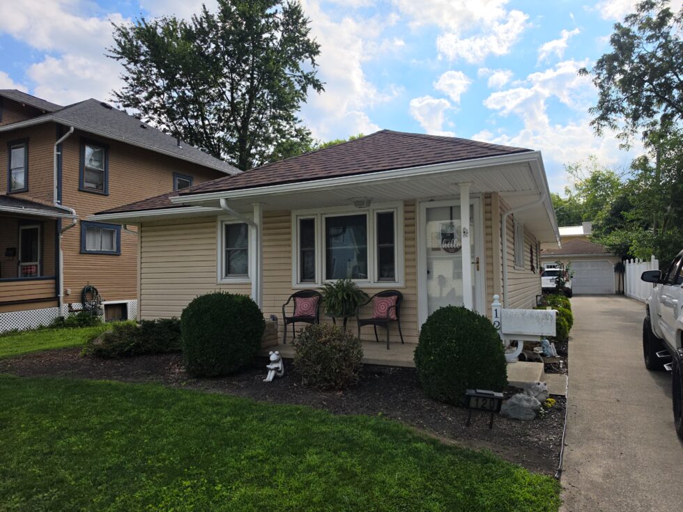 See Actual CertainTeed Burnt Sienna Shingles on a Finished Roof project photo1