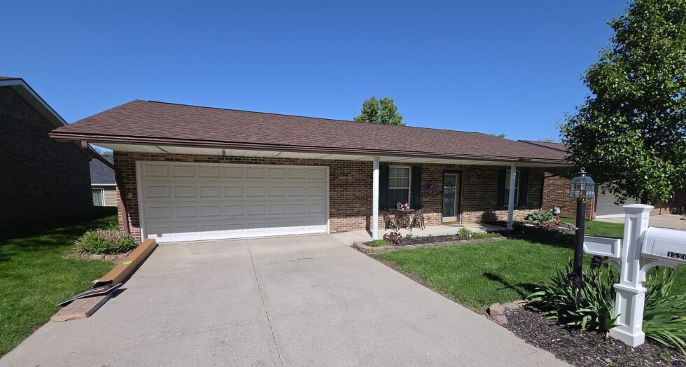See Actual CertainTeed Burnt Sienna Shingles on a Finished Roof project photo5