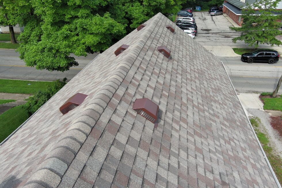 See Actual Examples of CertainTeed Weathered Wood Shingles on a Finished Roof project photo1